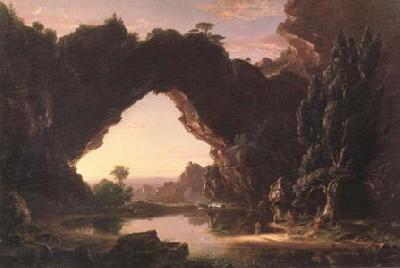 Thomas Cole Evening in Arcady (mk13) Sweden oil painting art